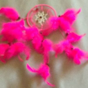 Pink dream catcher